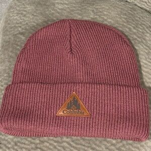 Columbia Maroon Knit Beanie